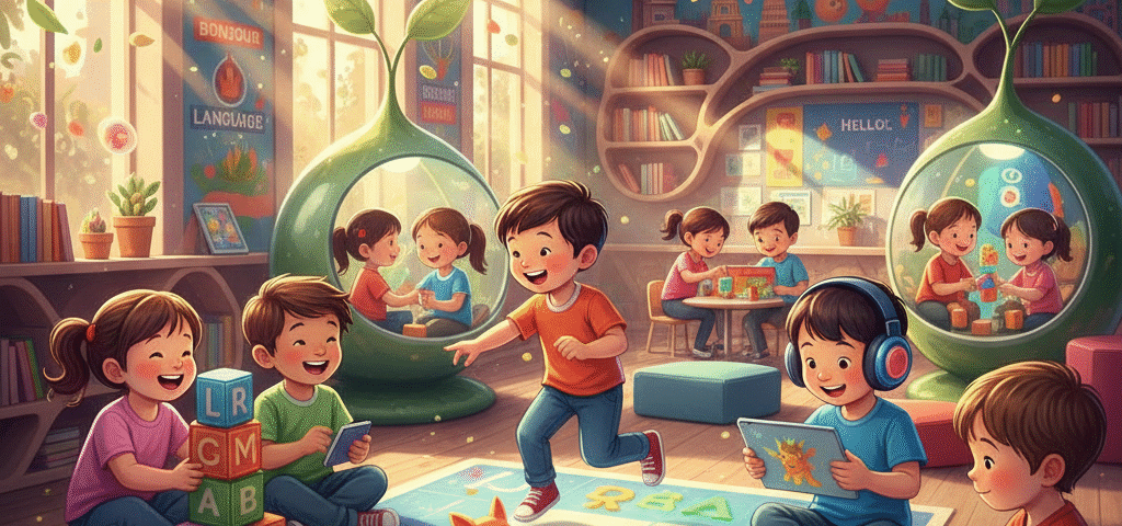 ألعاب تعليمية لتقوية الإلمام اللغوي للأطفال