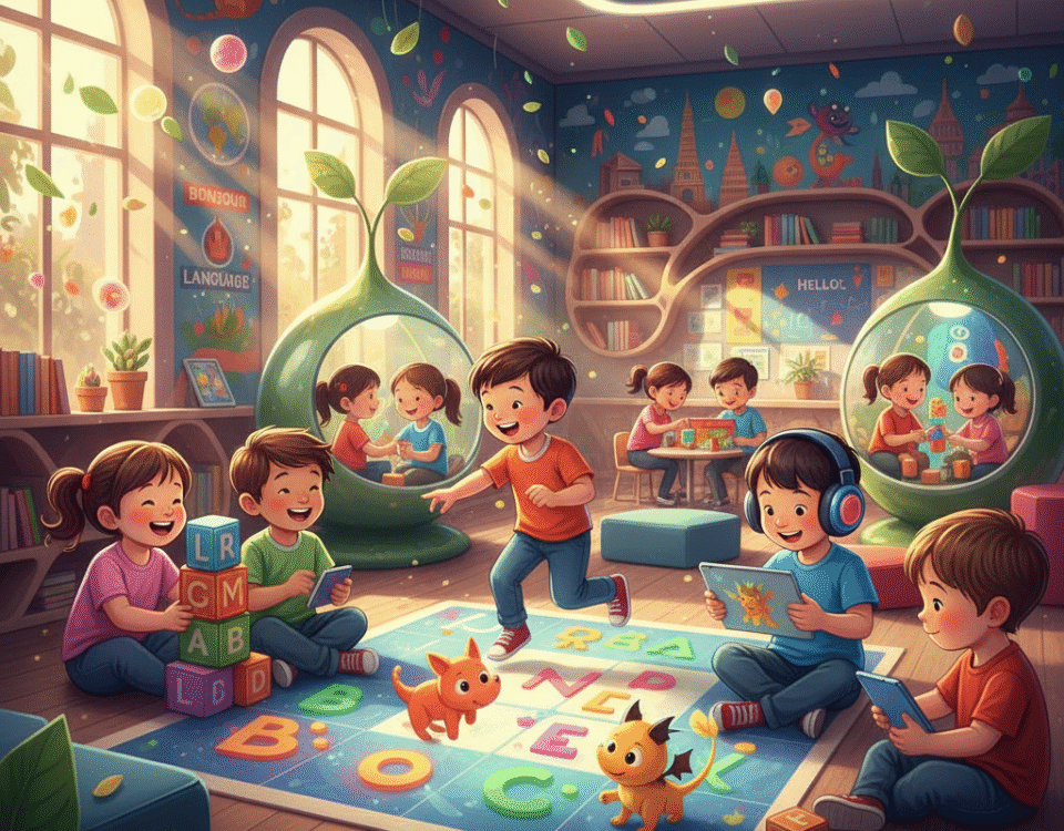 ألعاب تعليمية لتقوية الإلمام اللغوي للأطفال